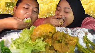 PEDAS HIJAU❓❗ AYAM MASAK PHAT PHET PEDAS MANJA ❗(mukbang malaysia)