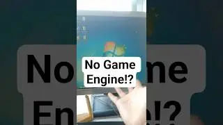 make a game without game engine on windows!? #computer #gaming #computerscience #devterm #pygame