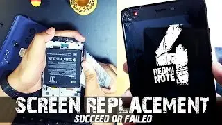 Xiaomi Redmi Note 4 LCD Display + Touch Screen Digitizer With Frame Replacement