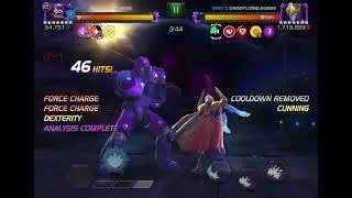 MCOC AW Season 63 War 1 Sentinel vs Node 3 Lumatrix