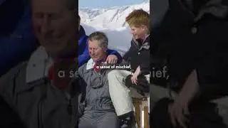 Check out some HAPPIER moments between King Charles and Prince Harry | HELLO!
