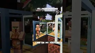 Villager Minion Addon For Minecraft Bedrock (Survival)