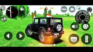 Thar Car Game 🔥 Full Speed Action Driving | Crazy Stunts & Smooth Control #video #viral #Thar ...