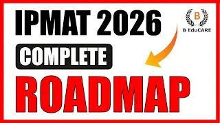 IPMAT 2026 | Complete ROADMAP #ipmat #entranceexam