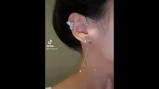 #ornaments #jewelry #earrings #fashion #bling earrings that make your ears shake,shine，and rotate