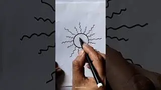 Simple Line Drawing @ Sun 🌞