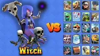 WITCH vs ALL CARDS | Clash Royale - Royal OVS