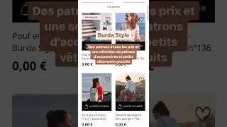 Alerte patrons gratuits ! 🧵