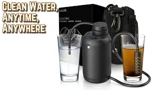 Never Run Out of Clean Water Again: BKLES Electric Portable Water Filter