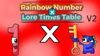 Rainbow Number Lore Times Table V2 : [Part 1] (One Times Table)