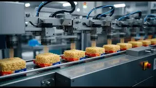 Factory Process Explorer: Instant Noodle Manufacturing - Oddly Satisfying Packaging Machine!