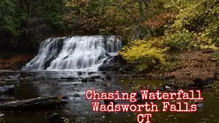 Waterfall near highway I 91N Wadsworth Falls Middlefield CT