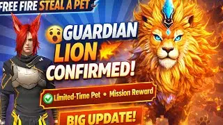 Guardian Lion Confirmed! Free Fire Steal A Pet Big Update |Double pet glitch steal a pet new glitch 