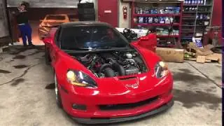 Supercharged LSX454 Z06 First Start up