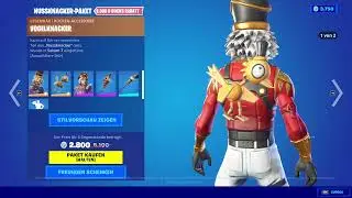 Fortnite - SKIN - OBERKNACKER - KNACKERELLA - NUSSKNACKER PAKET - WEIHNACHTS SKIN