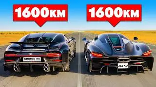 Koenigsegg Jesko Absolut v Bugatti Chiron SS: WYŚCIG