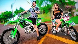 FOMOS DE MINI MOTO PESCAR!!