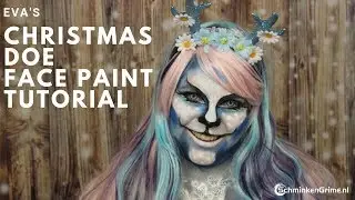 Christmas Doe Face Paint Tutorial | Reindeer Makeup Tutorial