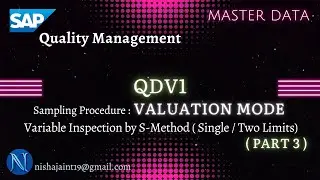 Sampling Procedure Valuation Mode: Variable Inspection by S-Method | SAP S/4HANA Quality Management