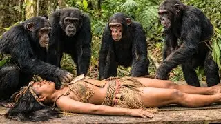 She Was Hunted in the Jungle by a Clan of Chimpanzees… and No One Expected What Appeared Next