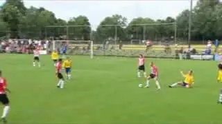 PSV haalt dubbele cijfers in eerste oefenduel: 1-11