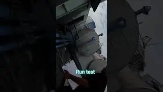 RUN test pressurization pan #electrician #building #maintenance