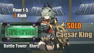 SOLO Caesar Battle Tower Glory Floor 1-5  | Zenless Zone Zero