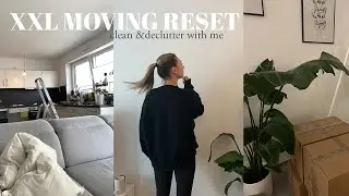 XXL MOVING RESET 📦  Kartons packen, alle Schränke ausräumen/ausmisten, cleaning motivation | SASKIA