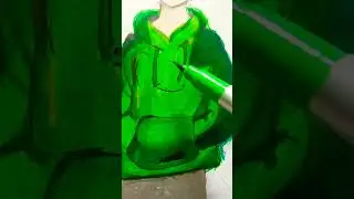 drawing dream using brush pens #dream #minecraft #doms #shorts #art
