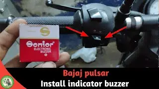 How to install indicator buzzer in pulsar || How to fit indicator buzzer in Pulsar All Model