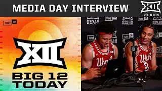 Utah Men's Basketball Media Day Interview with Coach Jensen, Keanu Dawes and James Okonkwo