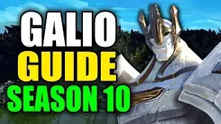 SEASON 10 GALIO GAMEPLAY GUIDE - (Best Galio Build, Runes, Playstyle) - League of Legends