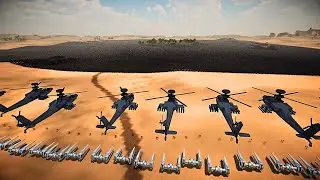 UMBARAM TANK ,T-45 SHOTGUN ,APACHE HELICOPTER VS 4,000,000 LOTR INFANTRY - UEBS 2