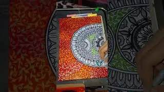Mandala art(part 2)🤩👍#stepbystepdrawing #colourfuldrawing #shortsvideo #fbcreativecreation