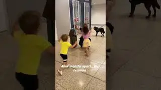 The emotional reunion #baby #surprisereunion #childandfamily #family #grandreunion #music