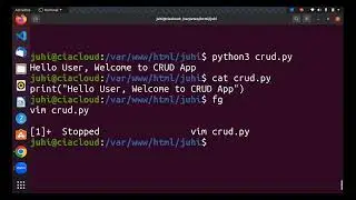 Python + MySQL + CRUD