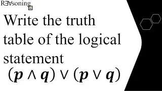 Таблица истинности для (𝒑 &and; 𝒒) &or; (𝒑 &or; 𝒒)