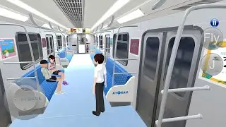 3D Driving Class 🚆 Realistic Metro Train Ride | US City Subway Gameplay | Geming wIth AzT