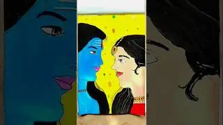 Shiv Parvati Love Art ❤️ | Maha Shivratri Drawing | Divine Painting Video