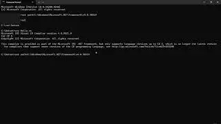 How to run Dotnet Program without Visual studio.