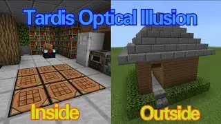 Tardis Optical Illusion in Minecraft PE Infinite Rooms/loop (Command block Creation)