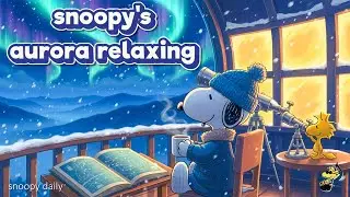 Snoopy Winter Adventure - Lofi Chill Beats to Study, Work & Sleep