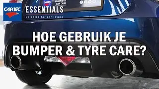 Hoe gebruik je Bumper & Tyre Care van Cartec Essentials?