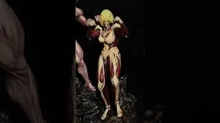 Атака Титанов мини диорама Attack on Titan #anime #manga #attackontitan #miniaturepaint #3dprinting