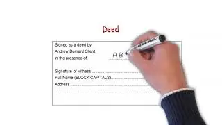 Signing legal documents
