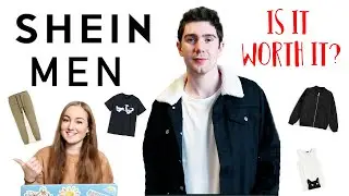 SHEIN MEN - unboxing + try on (is it worth it?)