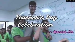 A Memory | Teacher's Day Celebration with Manish Sir at ALLEN BBSR | Leader Batch (2019-2020)