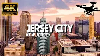 Jersey City, New Jersey In 4K By Drone - Amazing View Of Jersey City, New Jersey