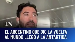 El argentino que dio la vuelta al mundo ya esta en la Antártida