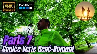 Correndo em Paris 7, Bastille, Coul&eacute;e Verte Ren&eacute;-Dumont (rota completa)